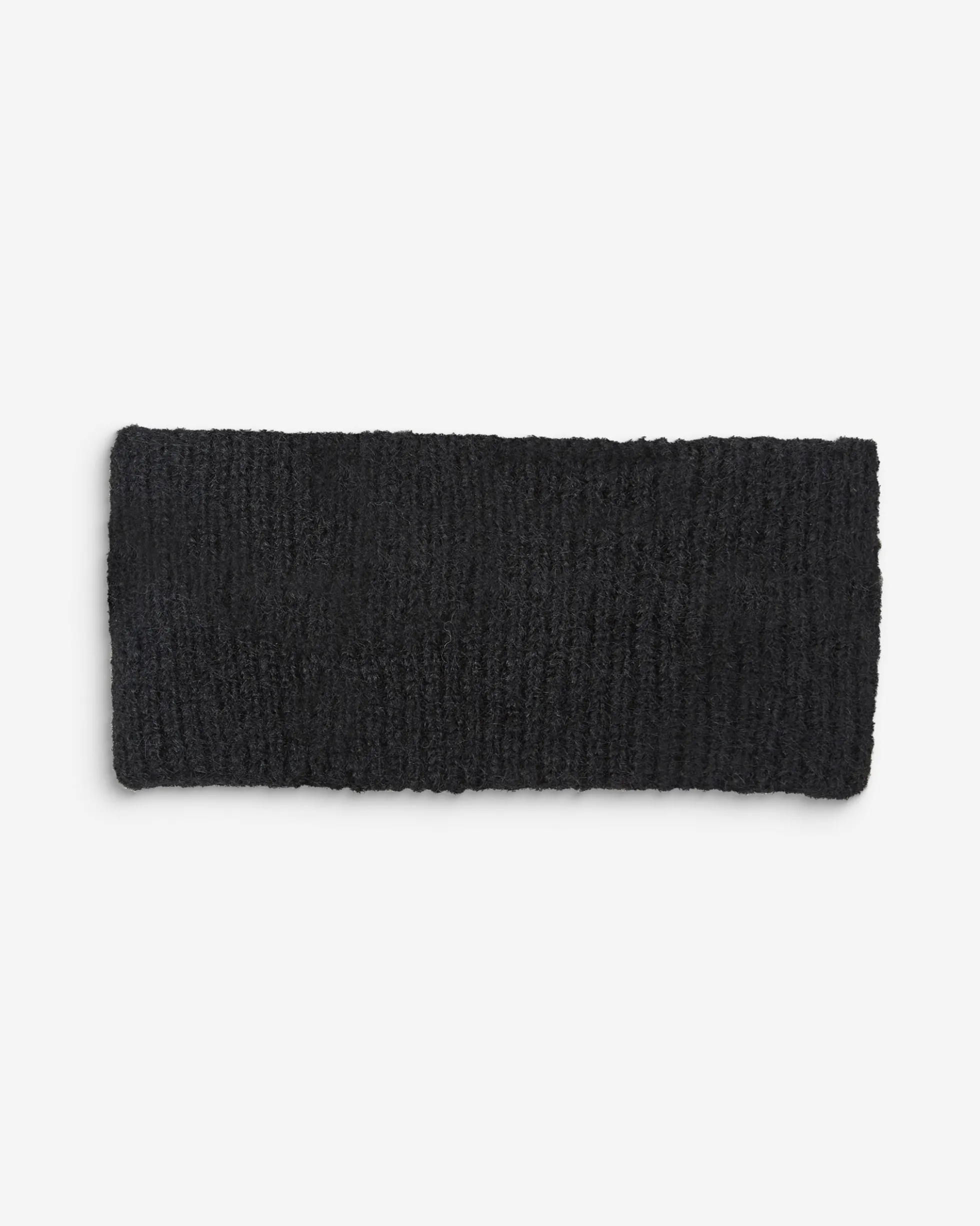 Bandeau croisé en maille noir Auden