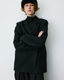 Blazer oversize structuré à boutons au dos carbone Behati