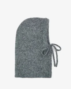 Cagoule en laine mélangée anthracite Samourai