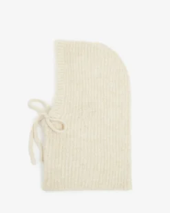 Cagoule en laine mélangée sable Samourai