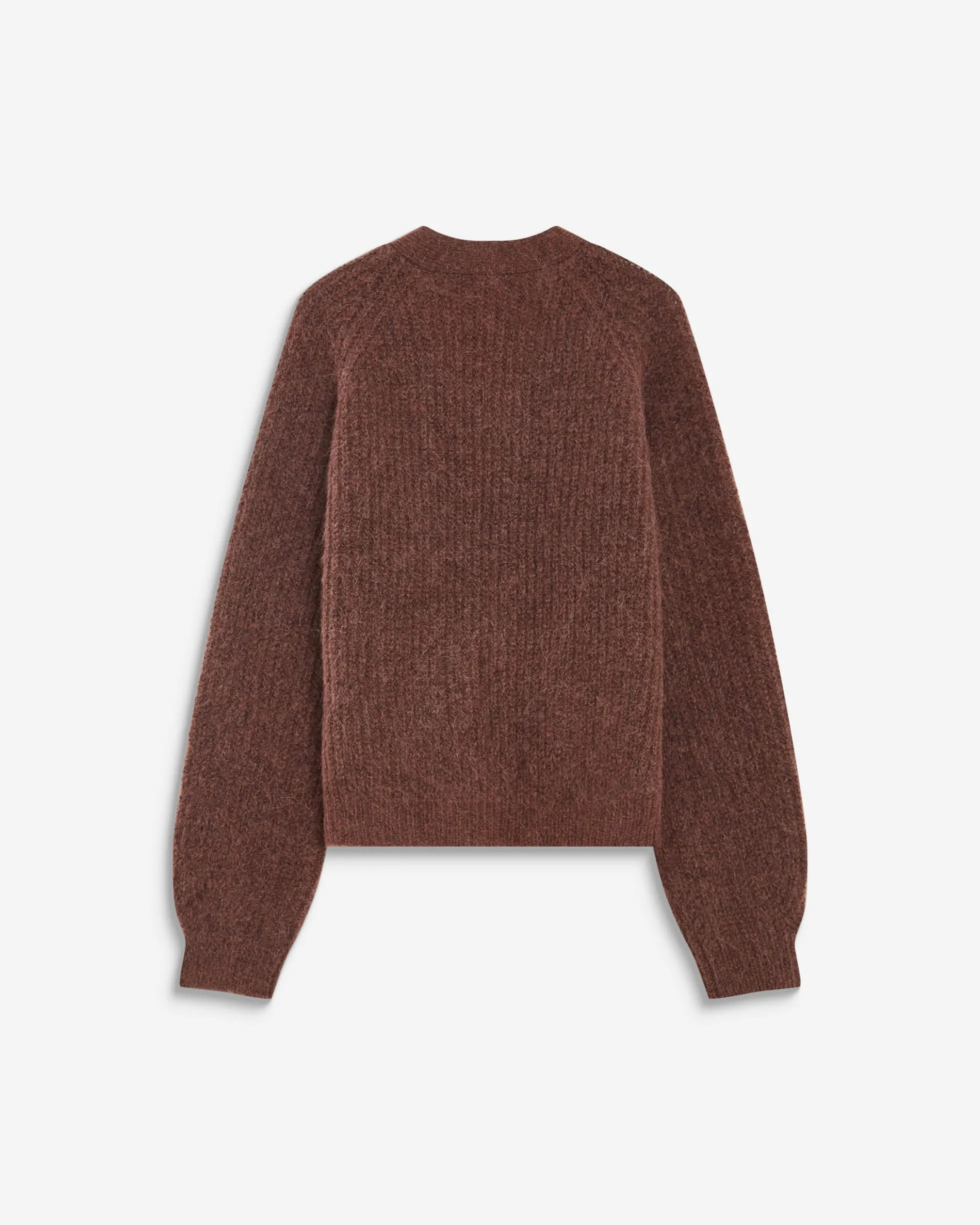 Cardigan oversize manches longues parme Saluda
