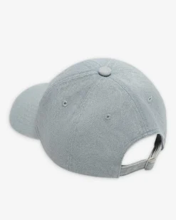 Casquette en coton réglable brodée devant skyblue Slimane