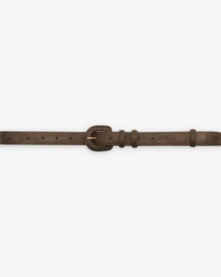 Ceinture en suède boucle assortie kaki Scotland