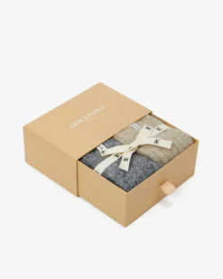 Chaussettes épaisses en laine mélangée multico Arlen
