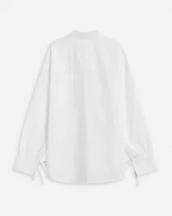 Chemise oversize en coton ivoire Armelle