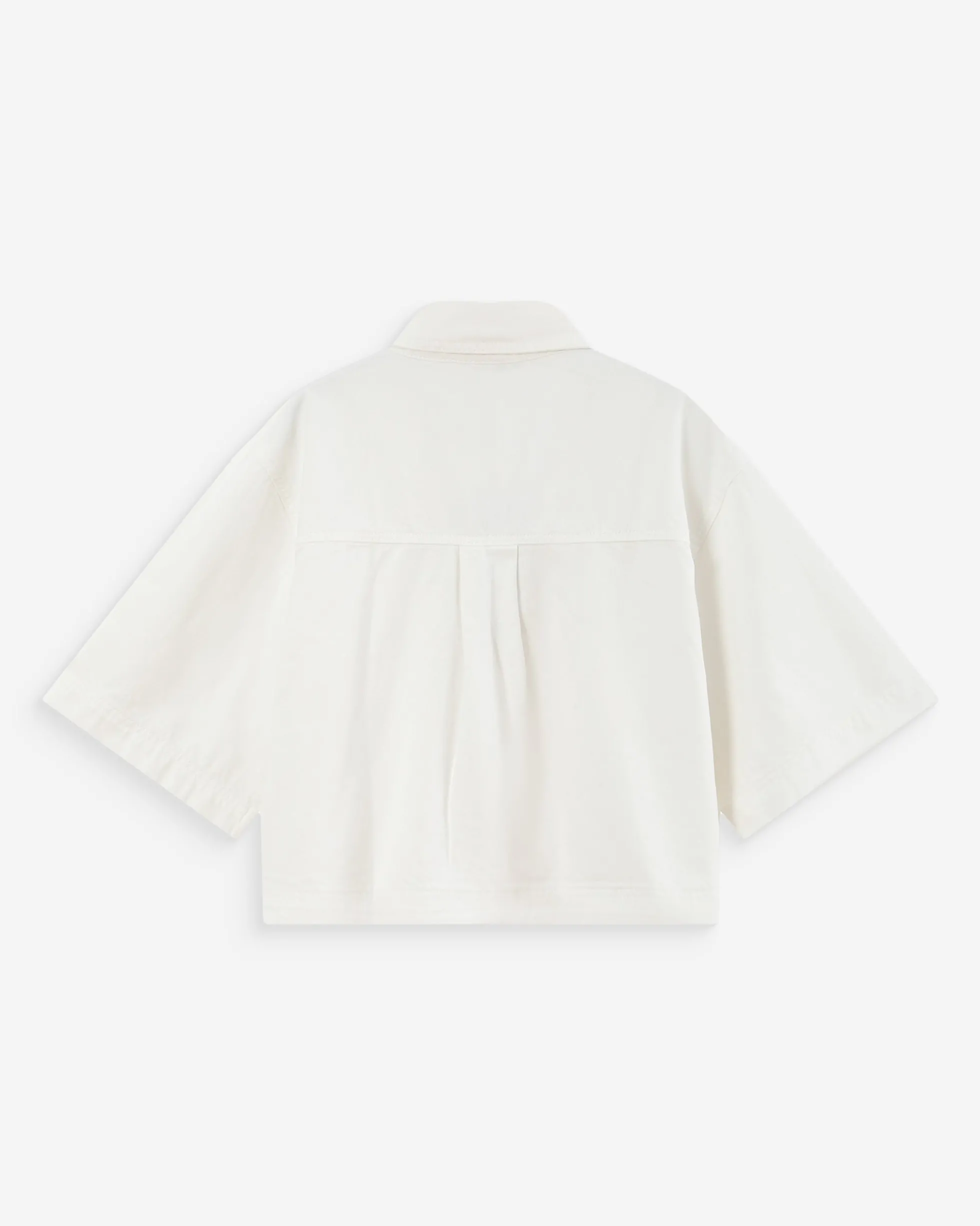 Chemise oversize en denim white Vita