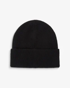 Duo bonnet et gants en maille noir Anicet