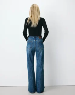 Jean flare délavé taille mi haute vintageblue Joseph