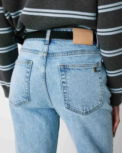 Jean flare délavé taille mi haute skyblue Joseph