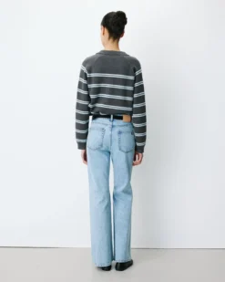 Jean flare délavé taille mi haute skyblue Joseph