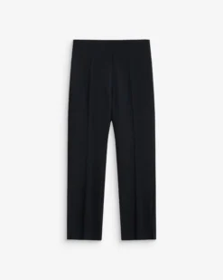 Pantalon capri ajusté à rayures marine Adrian