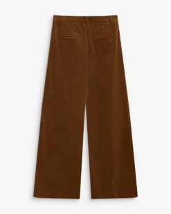 Pantalon oversize velours côtelé coffee Abriel