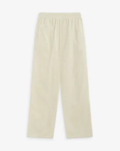 Pantalon velours côtelé taille ajustable ecru Liberty