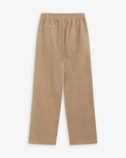 Pantalon velours côtelé taille ajustable beige Liberty