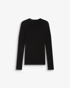 Pull cache-cœur col V près du corps noir Bindi