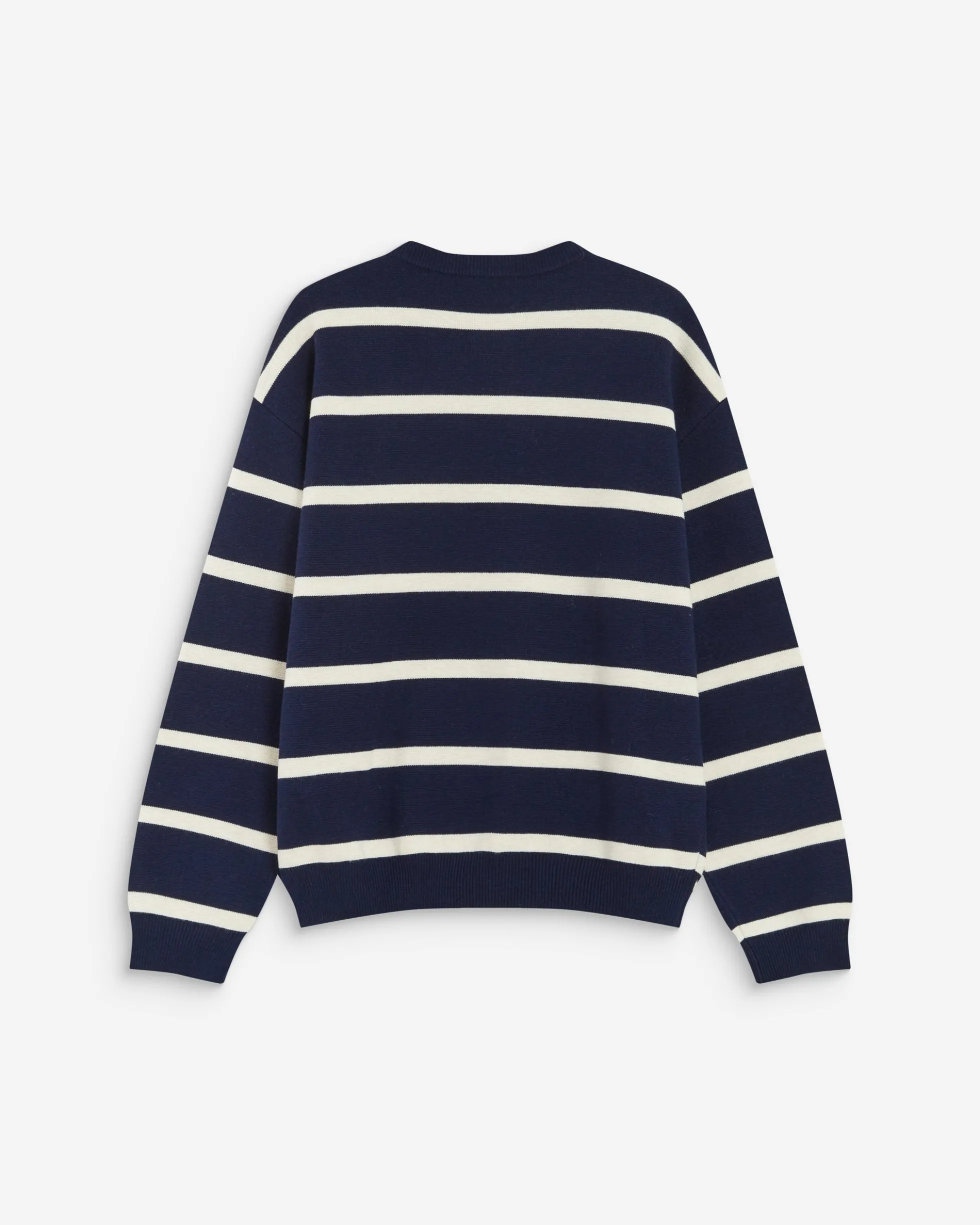 Pull à logo universitaire brodé marine Ashford