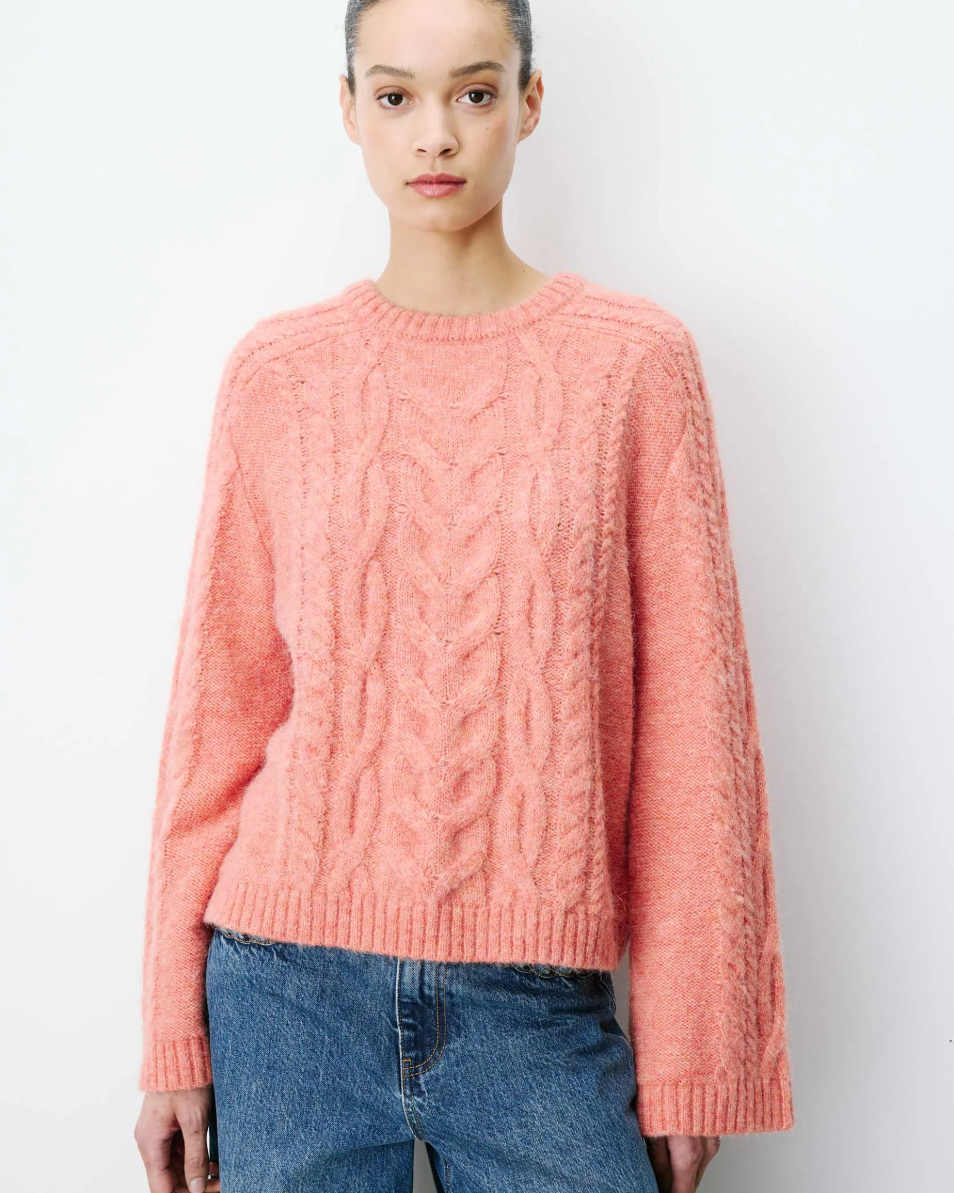 Pull torsadé à nouer au dos peche Arcelin