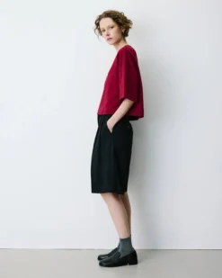 T-shirt en coton à message en sequins cherry Bond