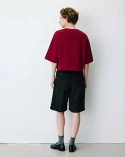 T-shirt en coton à message en sequins cherry Bond