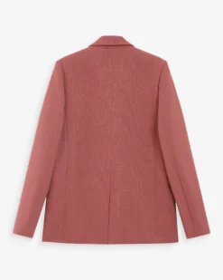 Veste tailleur à double boutonnage terracotta Parfaite